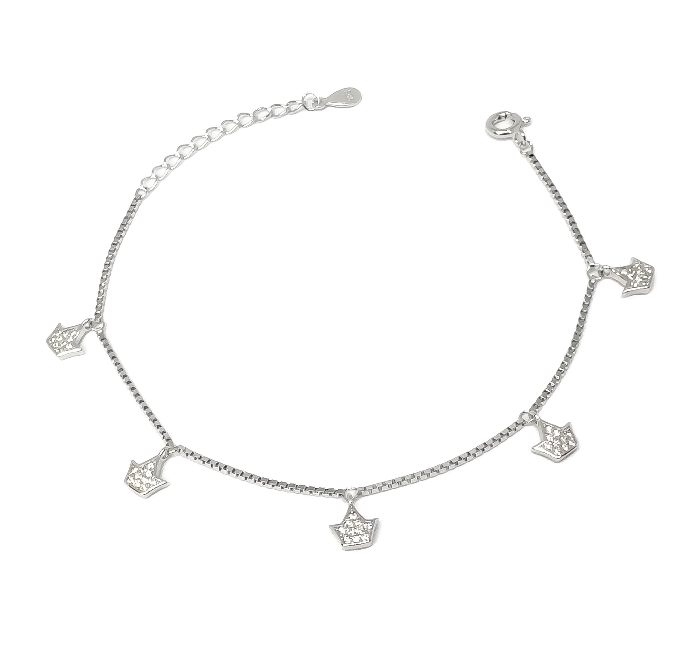 CROWN CHARM BRACELET