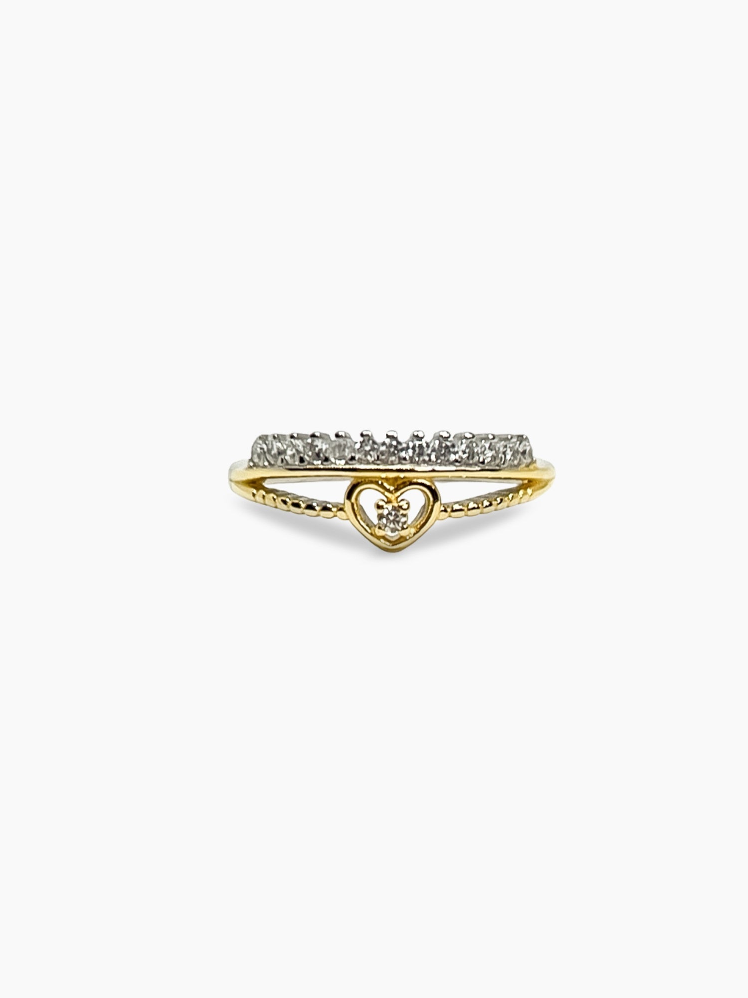 CROWNED HEART RING