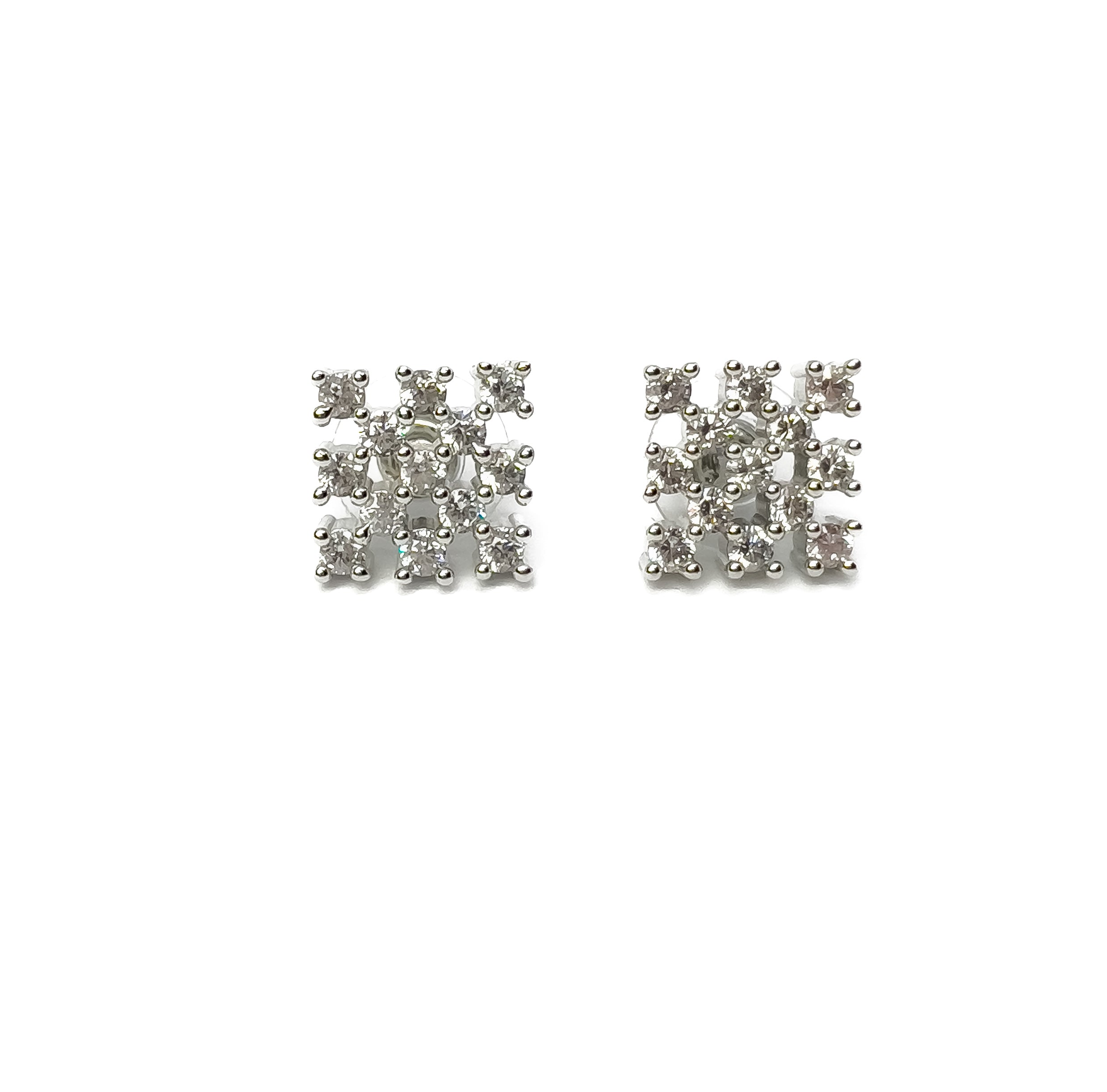 SQUARE STUDDED STUDS