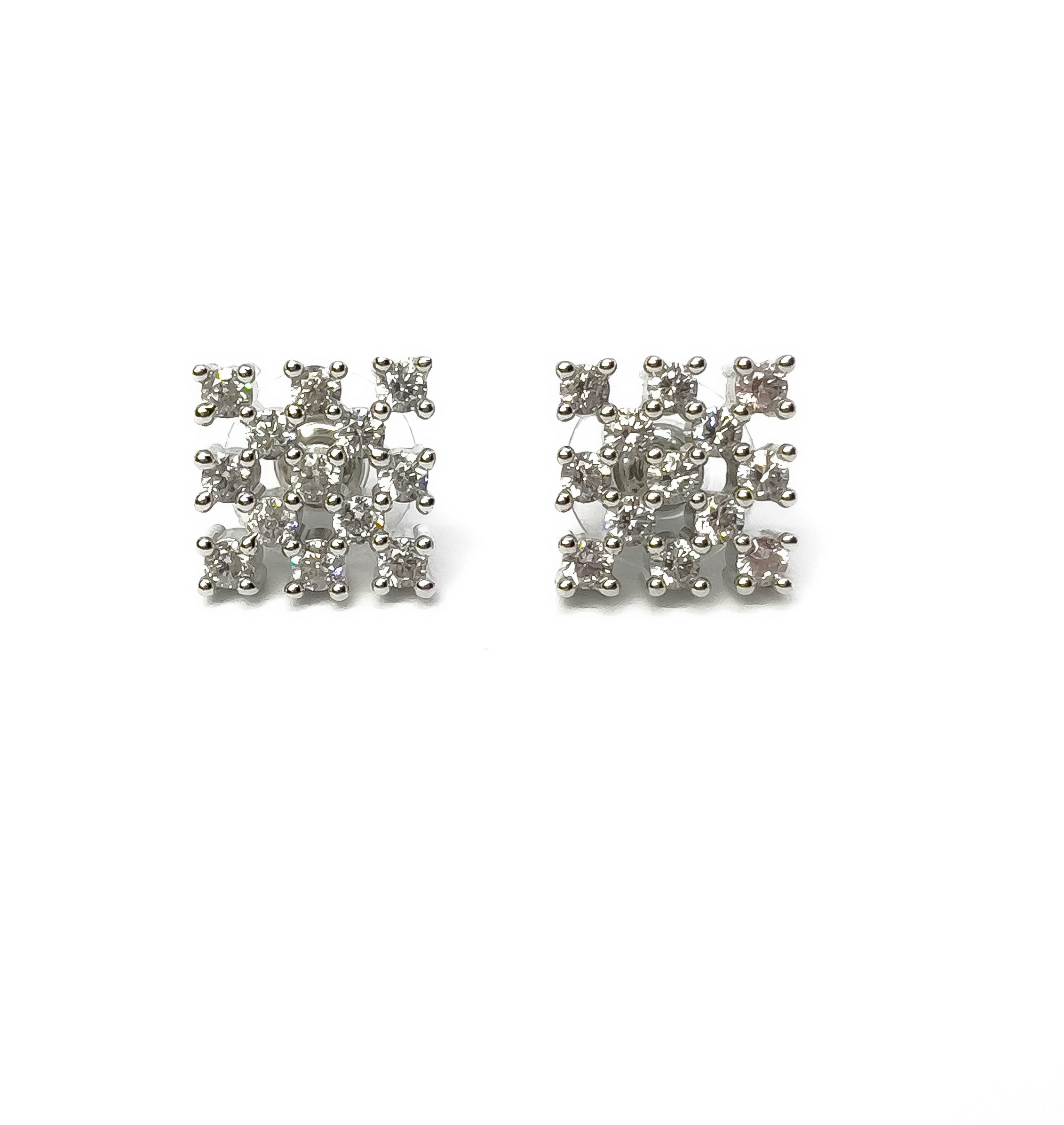 SQUARE STUDDED STUDS