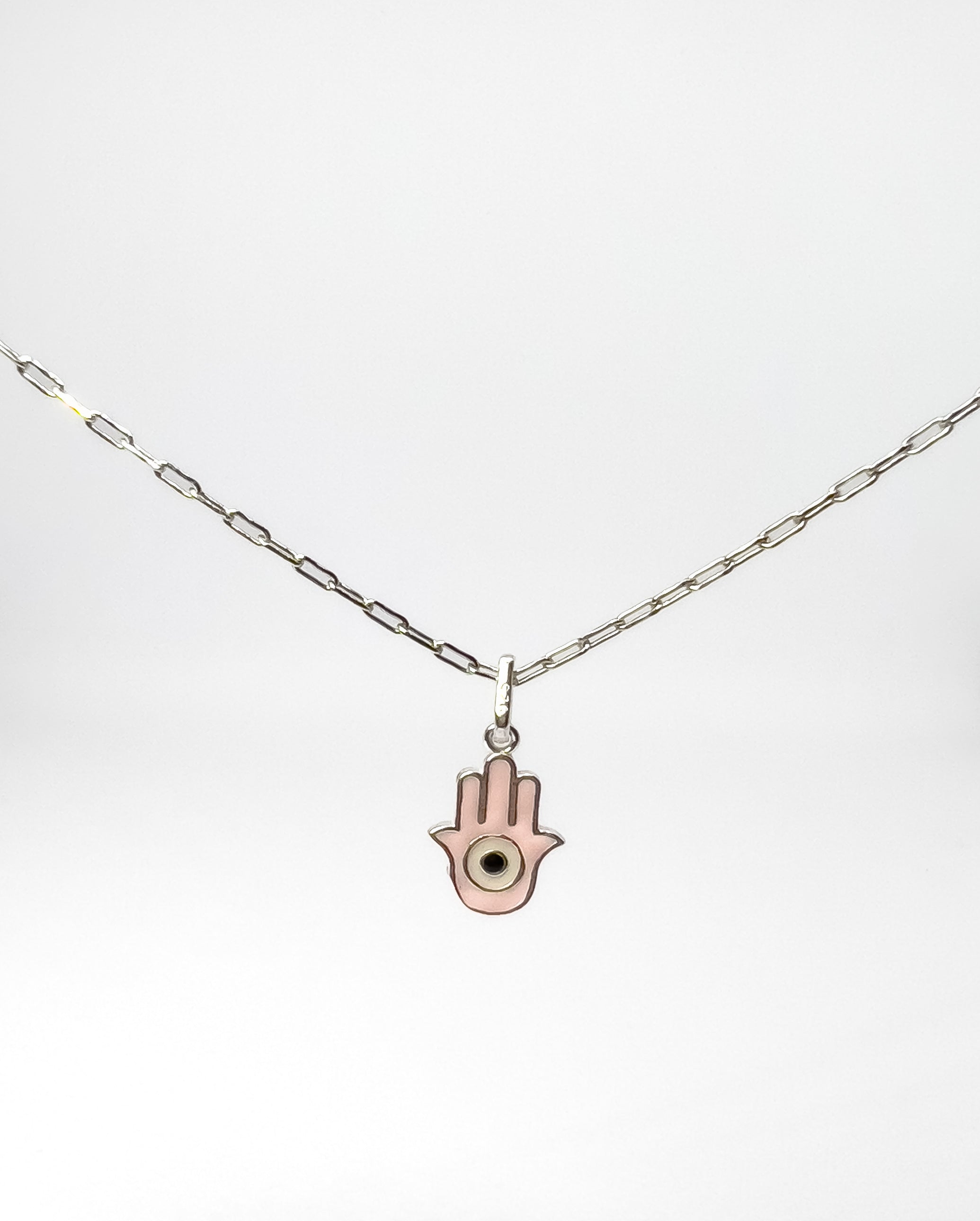 PINK EVIL EYE CHAIN