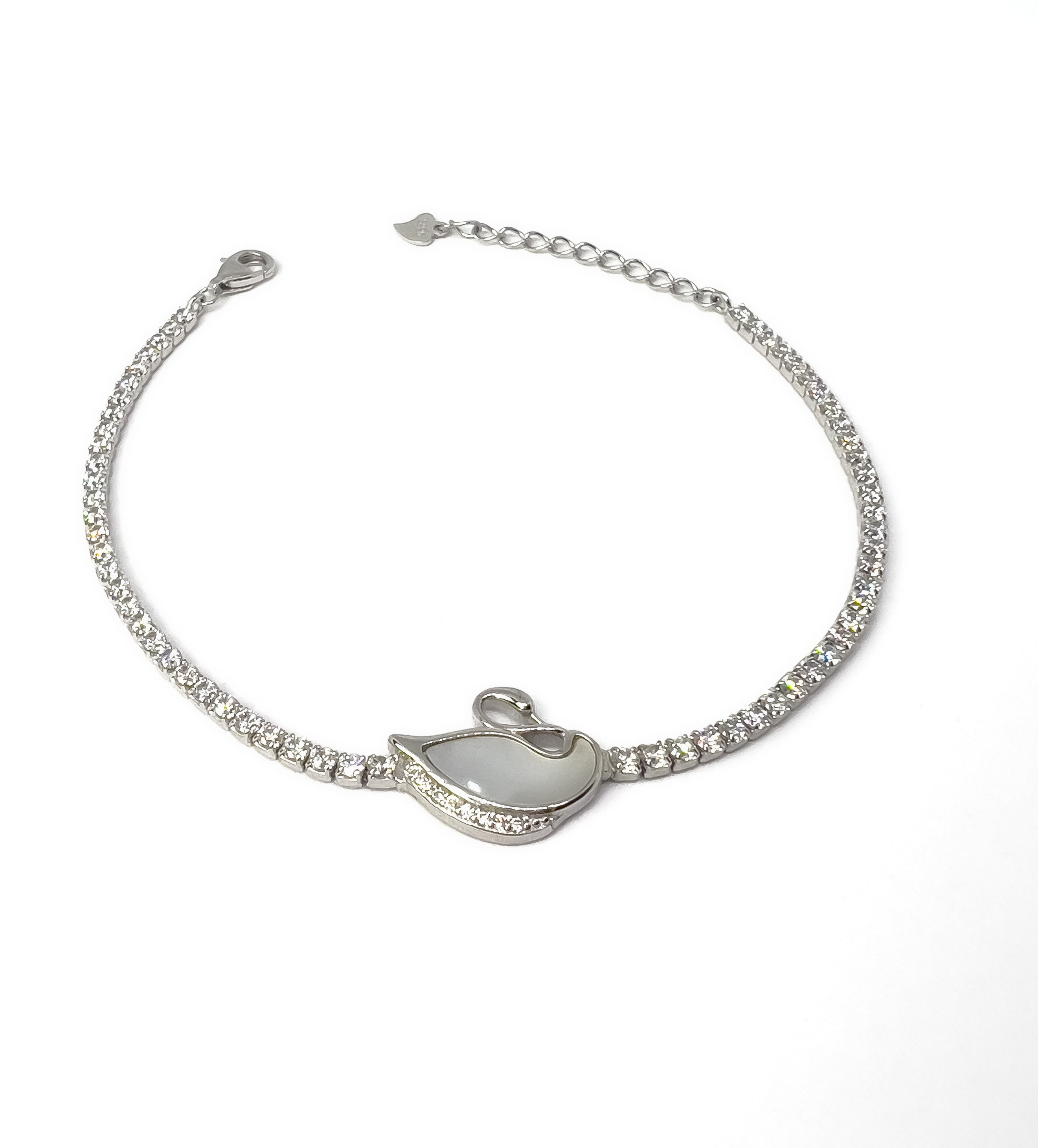 WHITE SWAN BRACELET