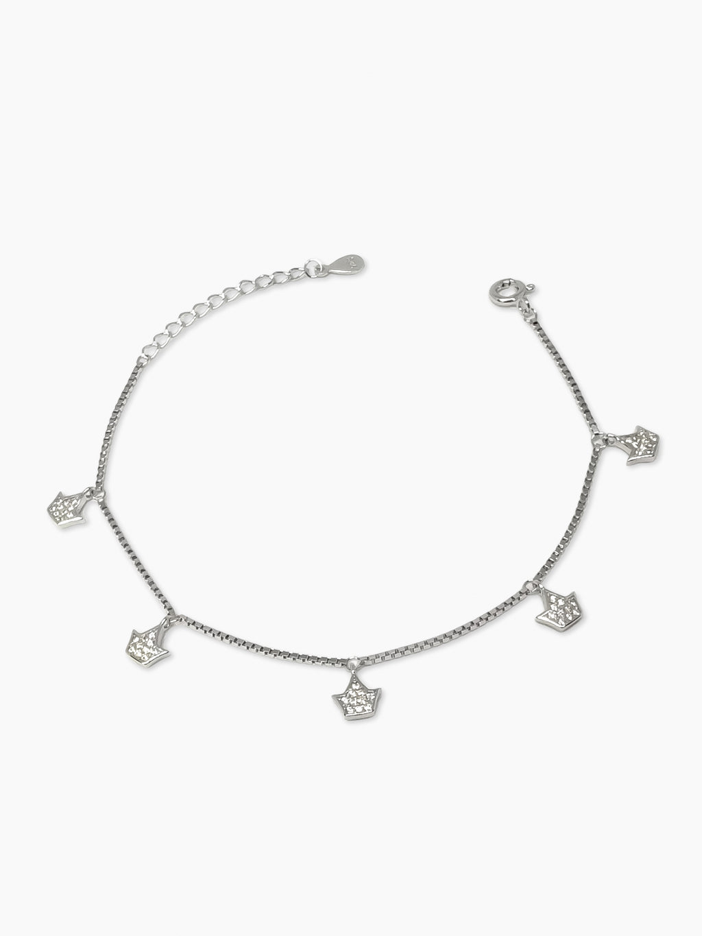 CROWN CHARM BRACELET