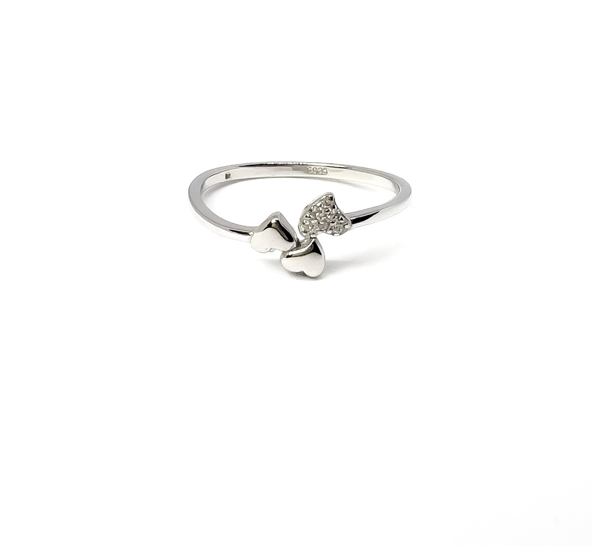 THREE LITTLE HEARTS RING